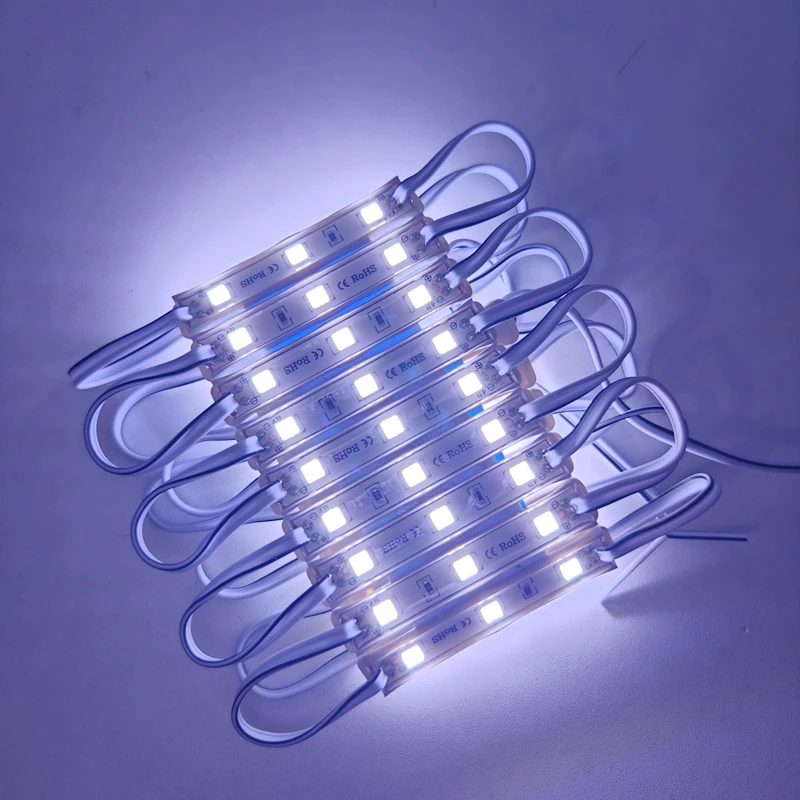 100 stks/partij Super Heldere SMD 5054 LED Module Advertentie Ontwerp Hoge Kwaliteit LED Module Verlichting 3 LED DC12V