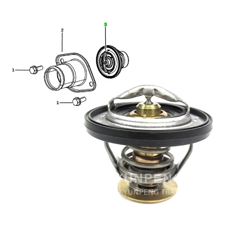 New 52028898AJ Thermostat For Dodge For Ram 1500 Pickup Challenger Jeep Grand Cherokee For Chrysler 6.4L 6.2L 52028898AI