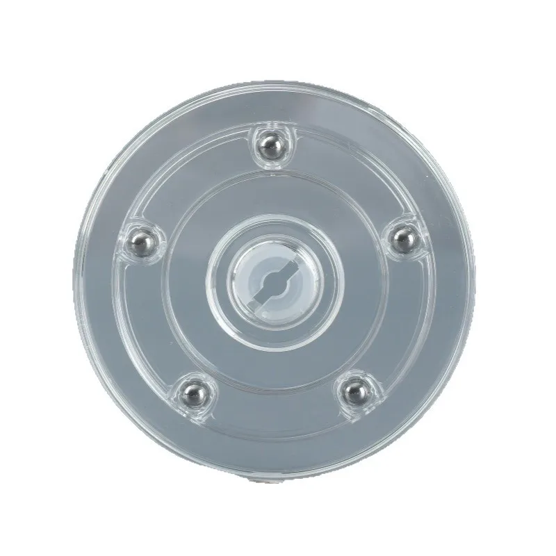 

Acrylic Turntable Transparent 360 Degree Manually Rotatable Base Sculpture Ceramic Cake Turntable Furniture Placement Accessorie