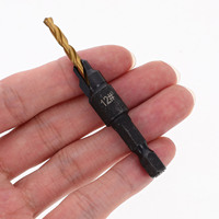1 set Countersink Drill Bit Set 0mm 2 4mm 2 8mm 3 2mm 3 6mm Titanium Coated Woodworking Tool Splitter Drill Drills