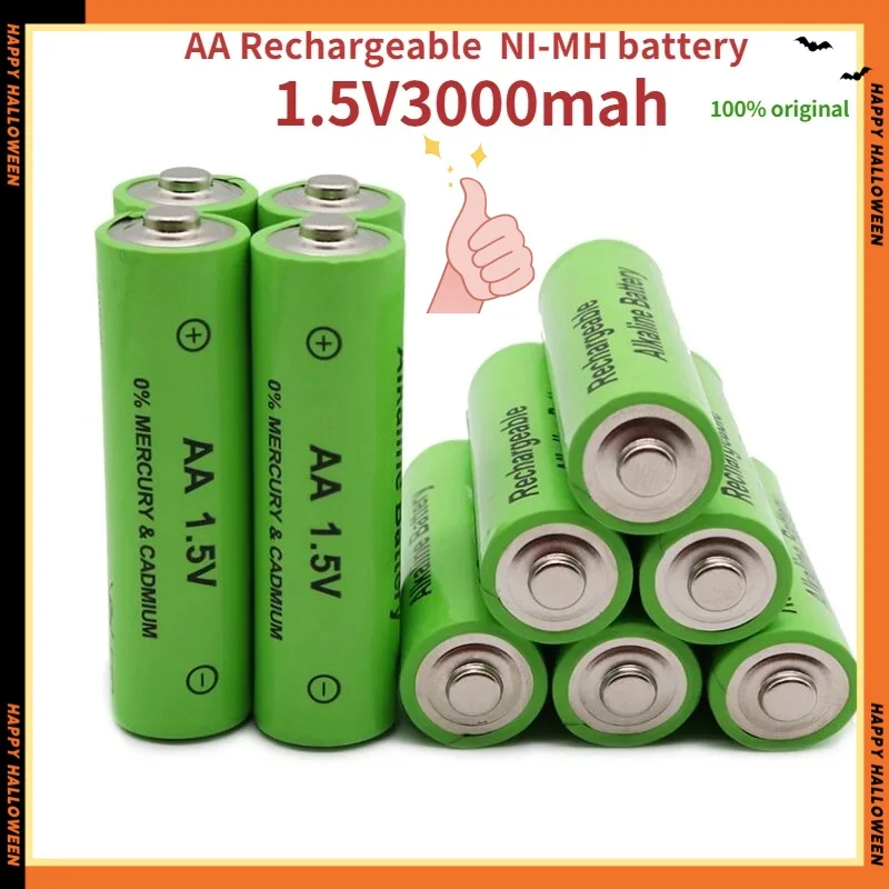 AA1.5V battery, 3000mAh,Alkaline technology lithium-ion 1.5V AA battery, clock, mouse, computer, toy, rechargeable battery