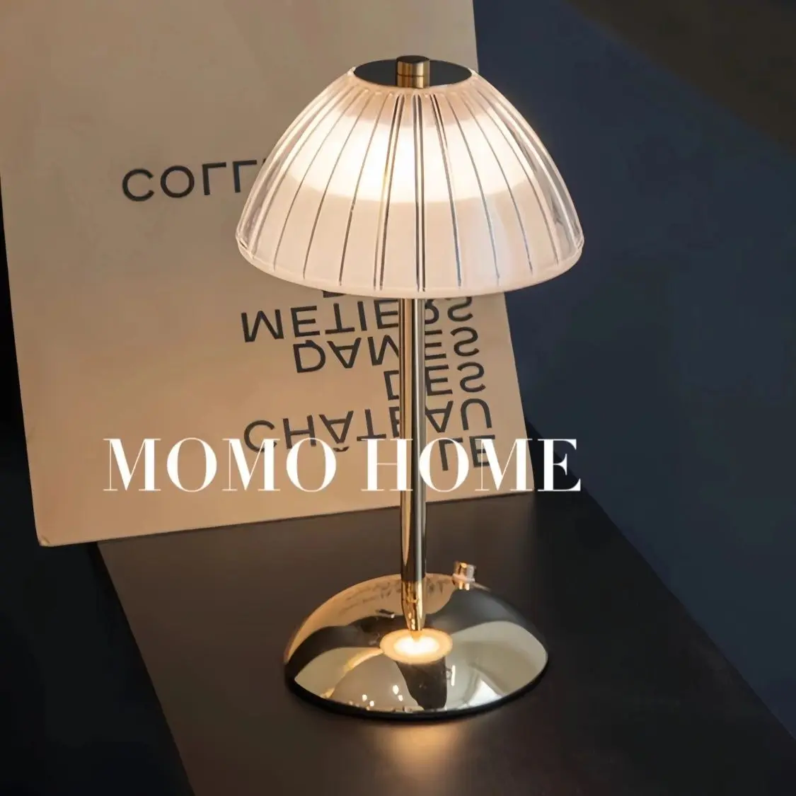 

Легкая роскошная прикроватная лампа, перезаряжаемая, с затемнением, скандинавская светодиодная настольная лампа, стильный хрустальный настольный светильник