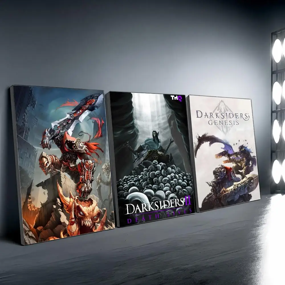 D-Darksiders Game Painting Calligraphy Modern Canvas Wall Art for Bedroom & Living Room | Home Decor Gift