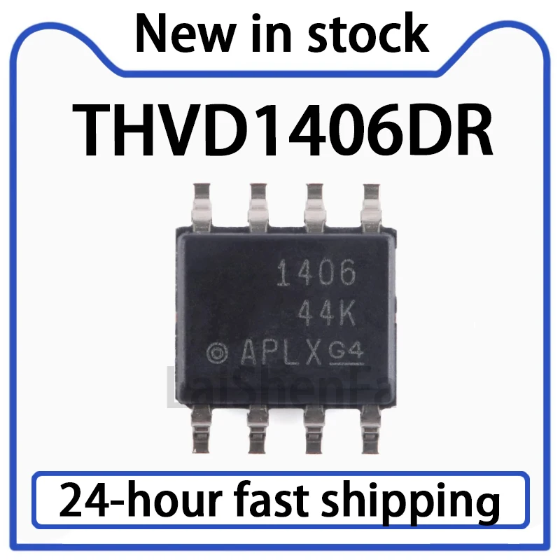 10PCS THVD1406DR Package SOIC-8 Protection Function RS-485 Transceiver Stock