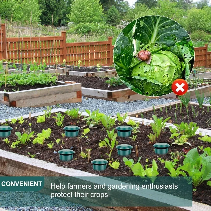 Snail Trap Catcher Garden Slug Cage Reusable Pest Bait Station Tool Garden Farm Protector Home Slug Reject Gintrap Trap Catcher