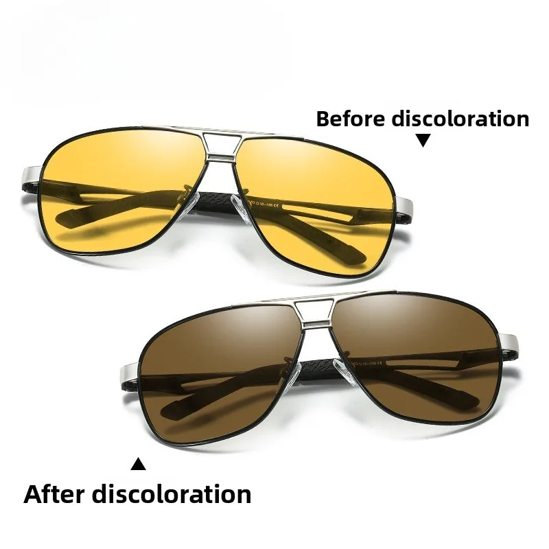 

High End Atmospheric, Simple and Fashionable Sunglasses, Lightweight Aluminum Magnesium Polarized Driving UV Resistant Glasses