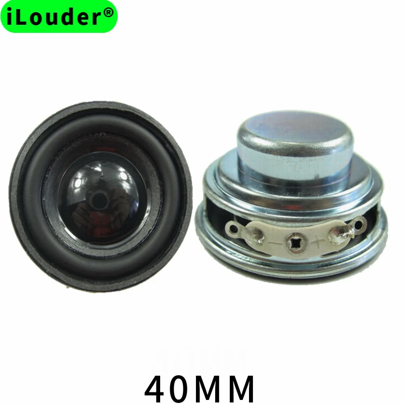 Hot RMS Power 3W Mini 40MM 4Ω/8Ω Neodymium Magnet Iron Frame Speaker Horn 1.5Inch Paper Cone PU Edge Full Range Speaker Driver