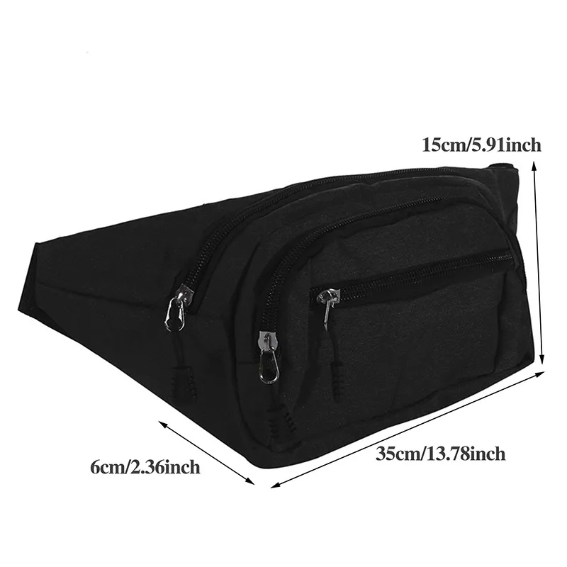Neue Hüfttasche für Damen und Herren, multifunktional, großes Fassungsvermögen, wasserdicht, modische und trendige Registrierkasse-Business-Tasche – Detail 31