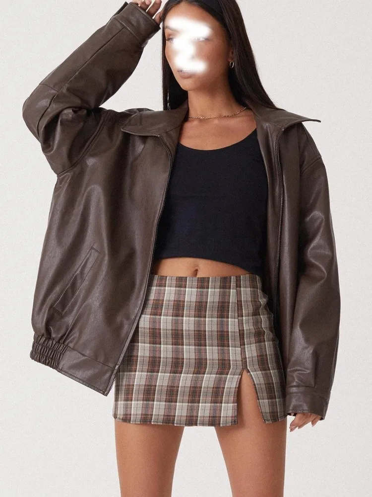 

Байкерские куртки, женская куртка, японская вязаная пряжа, ребристые манжеты, укороченные, во французском стиле, для отдыха, милые студенческие, утренние, осенние, сексуальные