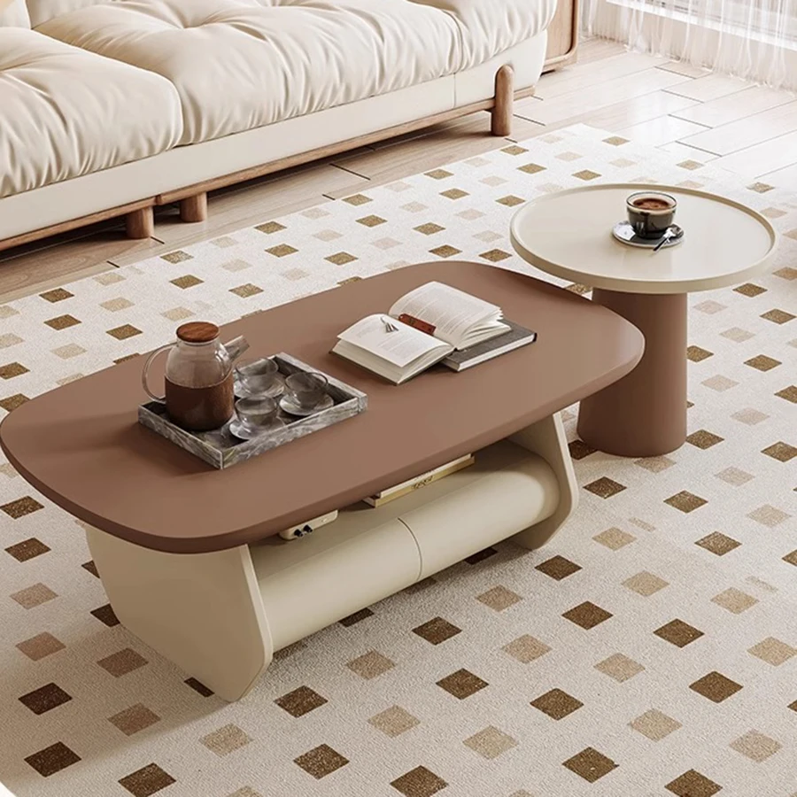 

Small Table Service Dining Coffee Modern Middle Hall Tables Corner Nordic Furniture Center Hospitality Wooden Low Mini Luxury