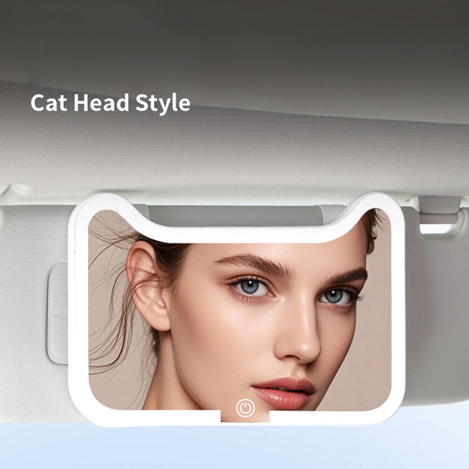 

Car Sun Visor Makeup Vanity Mirror LED Touch Screen Adjustable Brightness Switchable Auto Interior Cosmetic Mirror Car Mirror
