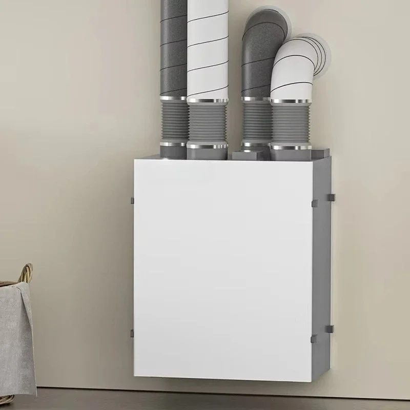 Vertical ERV HVAC Fresh Air Ventilation System Air Exchanger Wall Heat Recovery Ventilation Recuperator 6