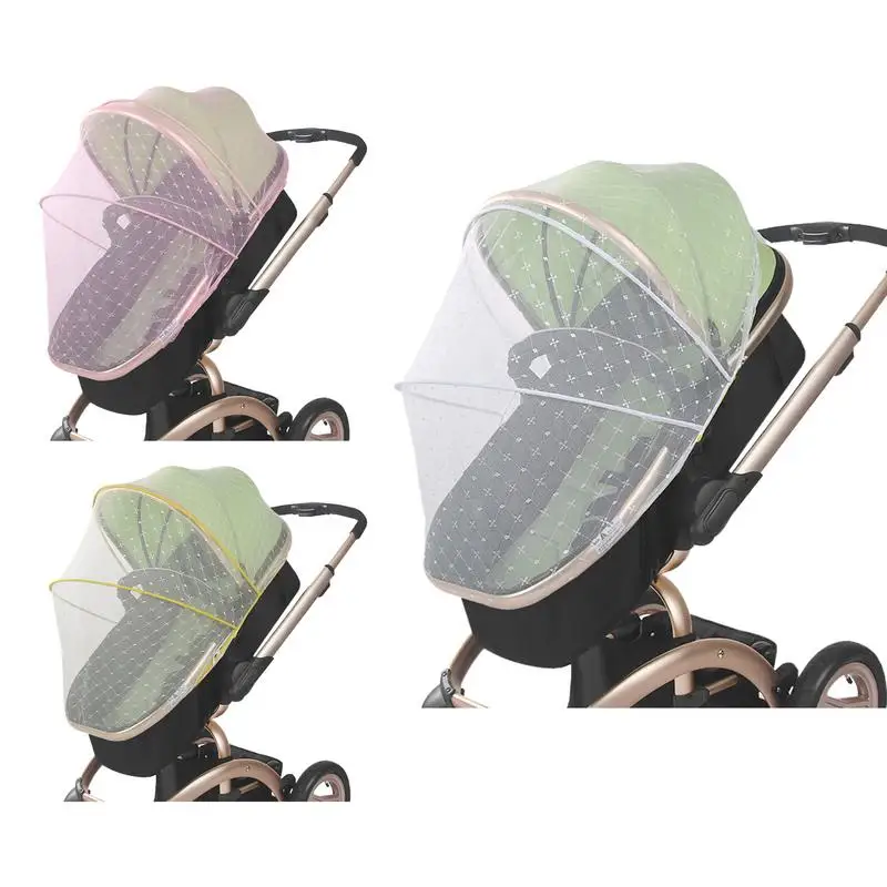 

Детская сетка, защитная сетка, портативная сетка для кроватки, полное покрытие, палатка для коляски, дышащая сетка для детской коляски для путешествий на открытом воздухе