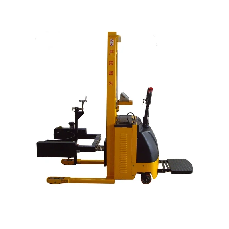 Rotation Electric Oil Drum Lifter With Scale 500kg 360 Degree 500KG Manual Clamp Hydraulic Forklift Electric Drum Lifter 1600mm