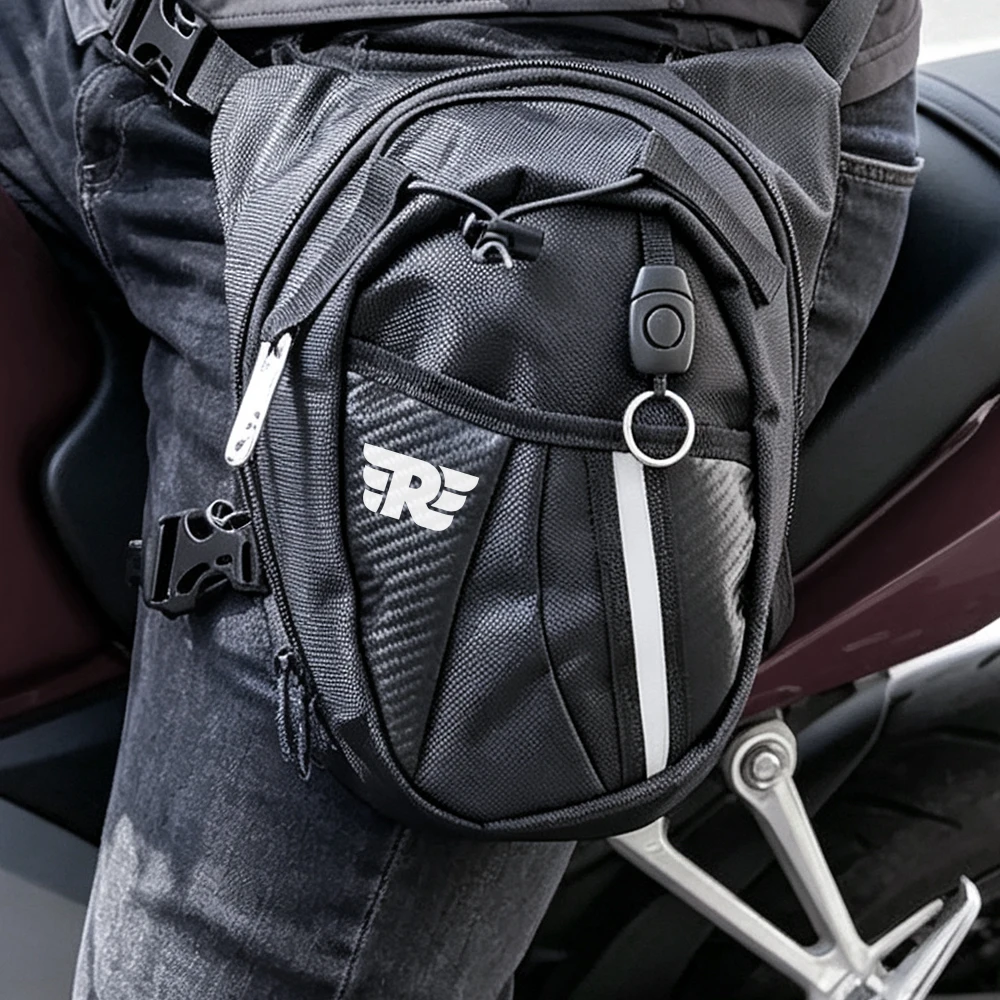 For Royal Enfield Himalayan 350 411 450 650 750 Motorcycle Drop Leg Bag Oxford Woterproof Bag Outdoor Men Casual Waist Bag