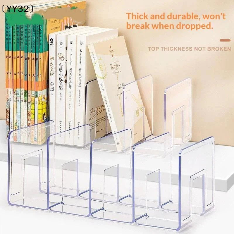 Multi-function Book Magazine Bookshelf Storage Bookends Stand Desk Organizer Holder For Books CD Files School  Supplies〔YY32〕