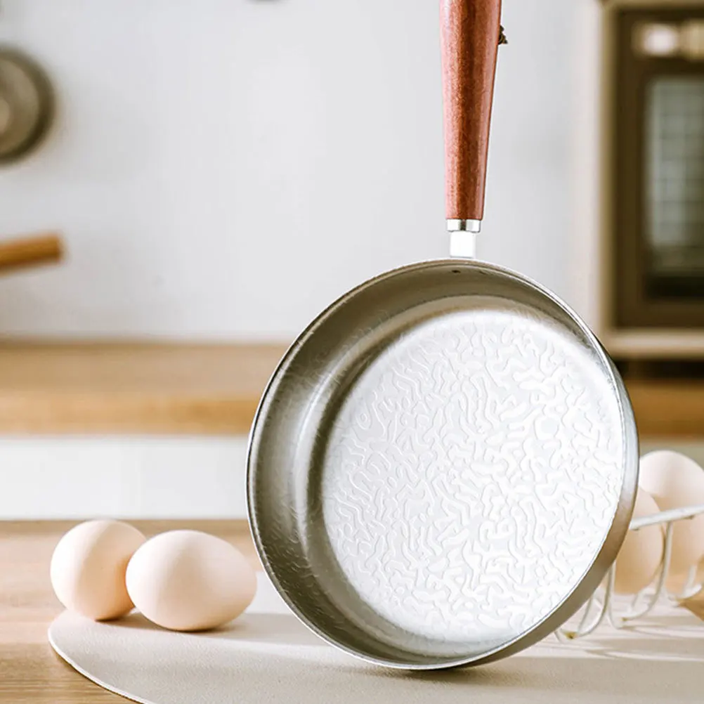 

Mini Frying Pan Stainless Steel Non Stick Small Saucepan For Egg Butter Melting Japanese Style Cookware Kitchen Camping