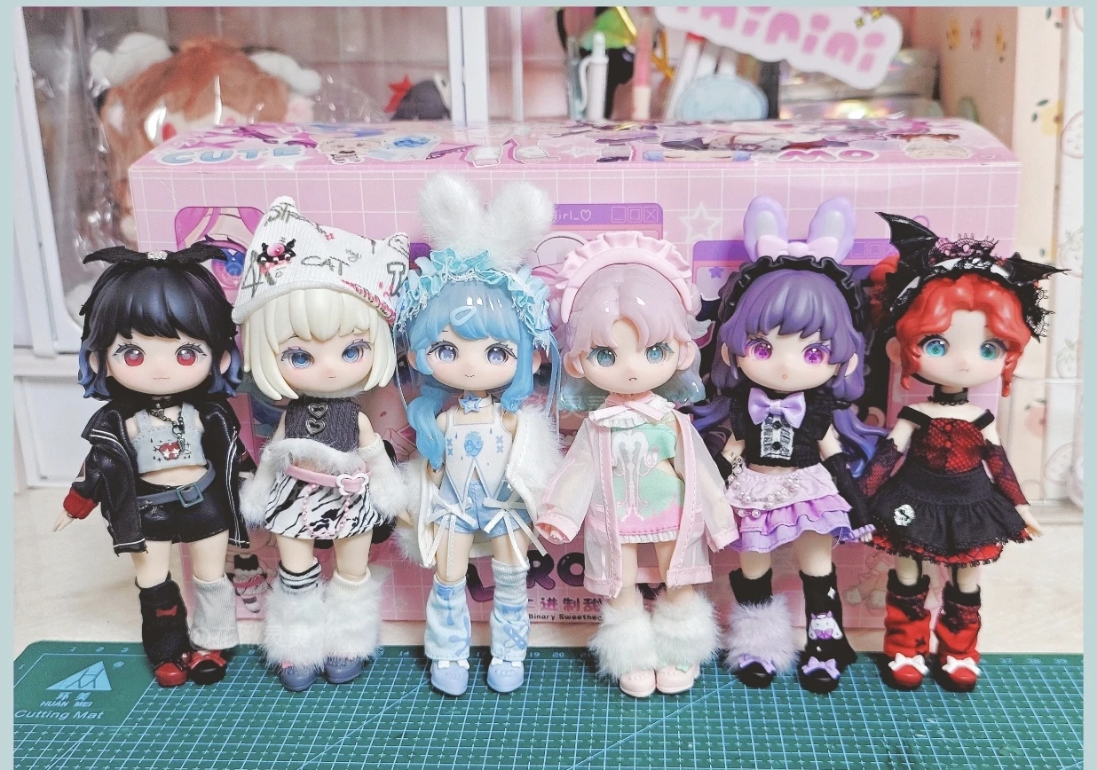 

In Stock Cute Liroro Blind Box Binary Sweetheart Series 1/12 Bjd Anime Figures Joint Movable Doll Decoration Ornament Children