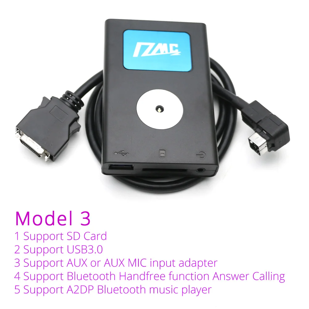 Car Digital Music Changer Bluetooth 5.0 USB AUX Adapter for Suzuki