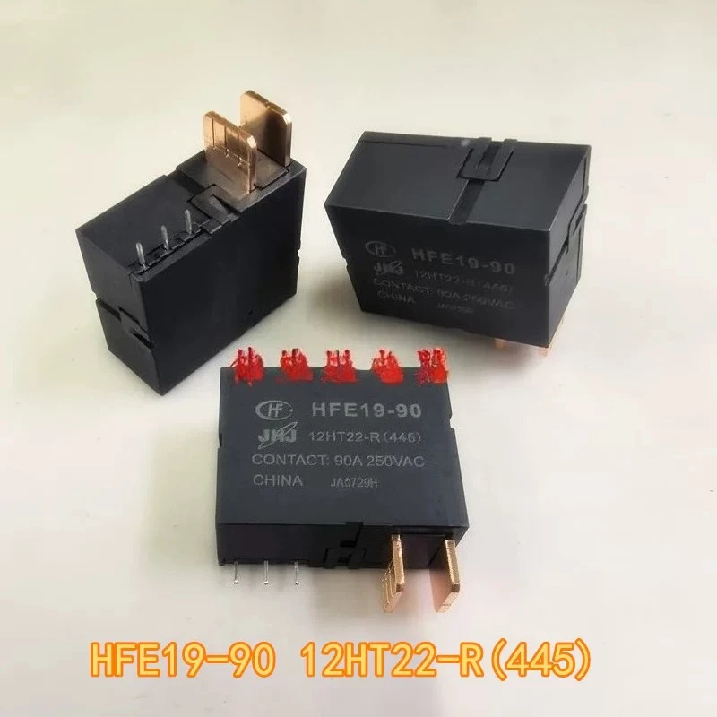 1PCS HFE19‑90 12HT22‑R(445) Electroacoustic Device 12VDC