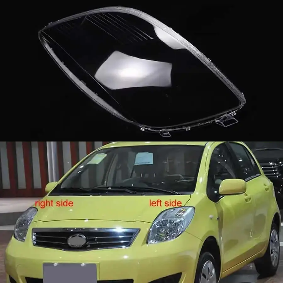 

For Toyota Yaris 2008 2009 2010 2011 Headlight Cover Transparent Headlamp Lamp Shell Plexiglass Replace Original Lampshade