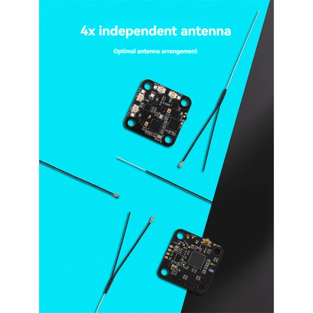 Nuovo A26P Per RadioMaster DBR4 2.4G/915 MHz ELRS Ricevitore Dual-Band Dual-Channel Gemini Ricevitore per FPV Drone Parti FAI DA TE