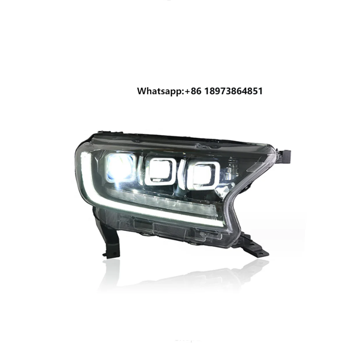 

Auto Parts Car Lights 3 Lens Head Lamp Light for Ford Ranger Headlight Assembly 2015-2020