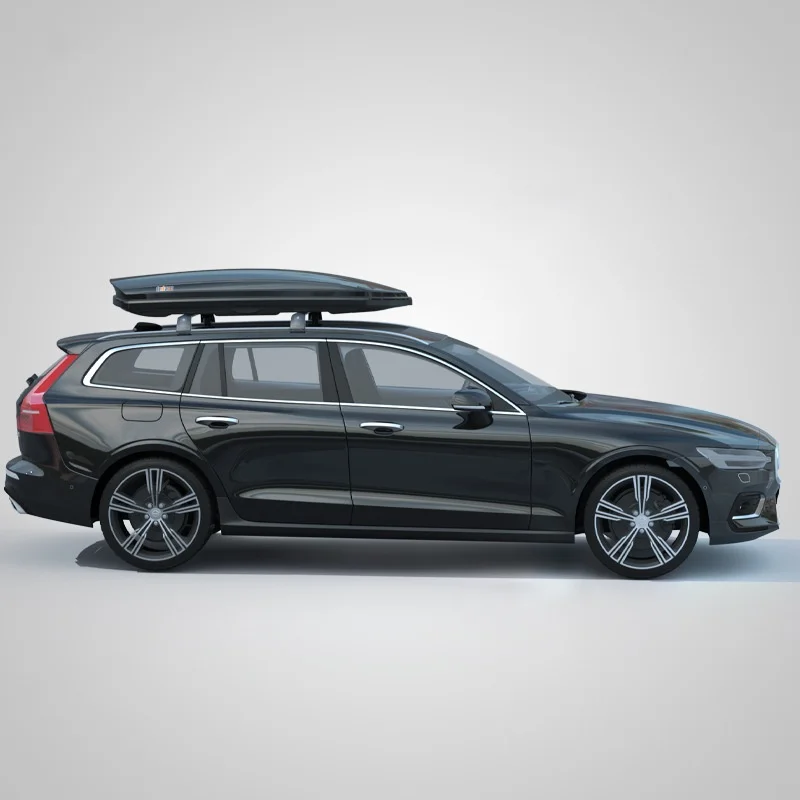 

STLFDirect From Chinese Factory Lockable Anti-Theft Car Roof Box Sports Design Plastic Cargo Carrier for Car Roof Luggage Storag