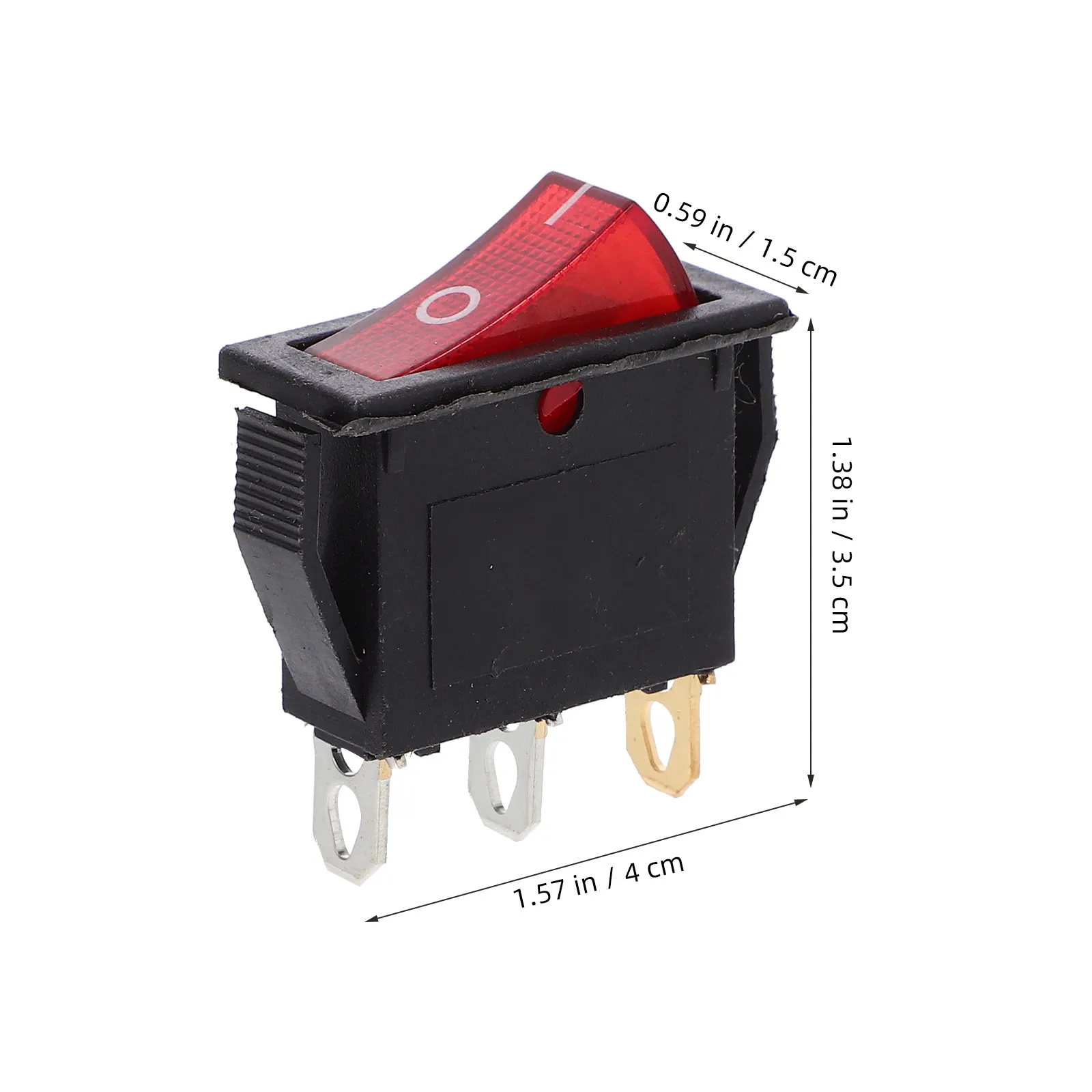 4Pcs Plastic Electric Cooker Heavy Duty Rocker For Home Cooking Toggle Button Pot Frying Pan Copper