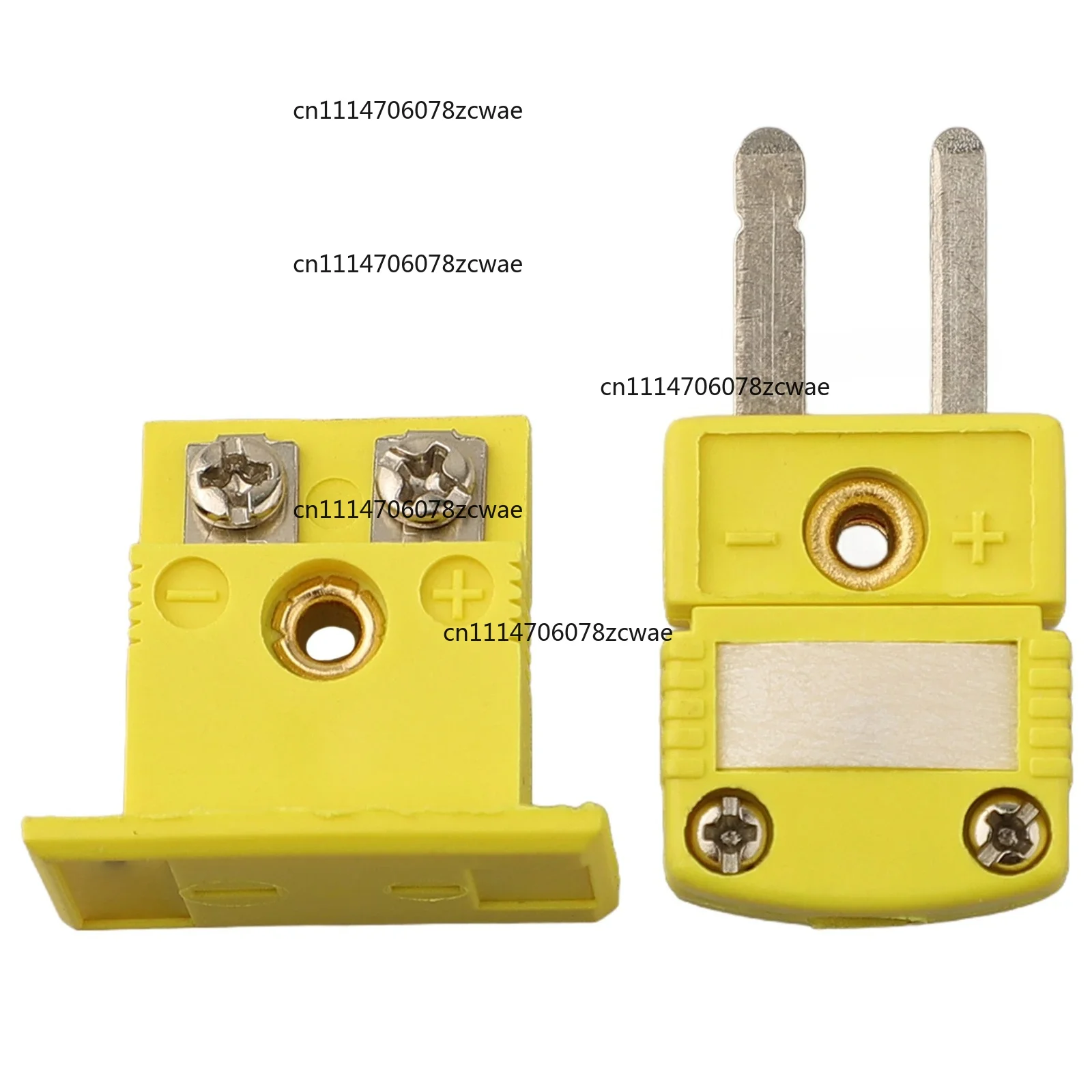 for 1Set K-type Panel Mount Connector Thermocouple Miniature Socket Panel Mount Alloy Connector Thermocouple Thermometers Probes