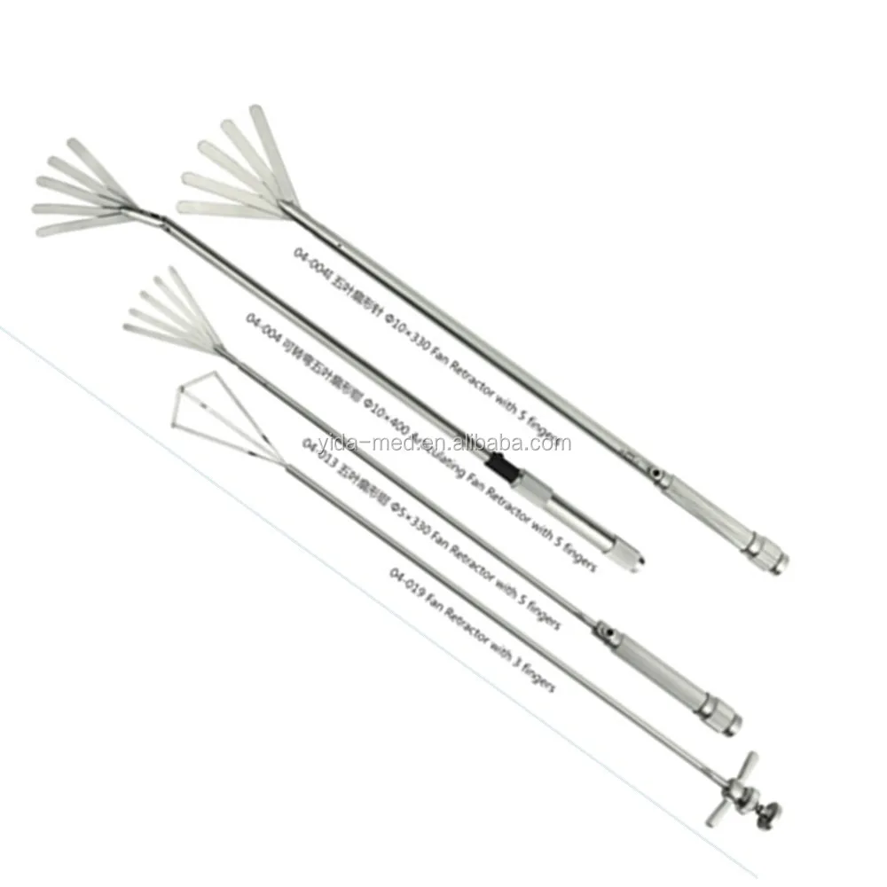 Laparoscopic Articulating Fan Retractor/Laparoscopic Fan Retractor/Reusable Fan Retractor