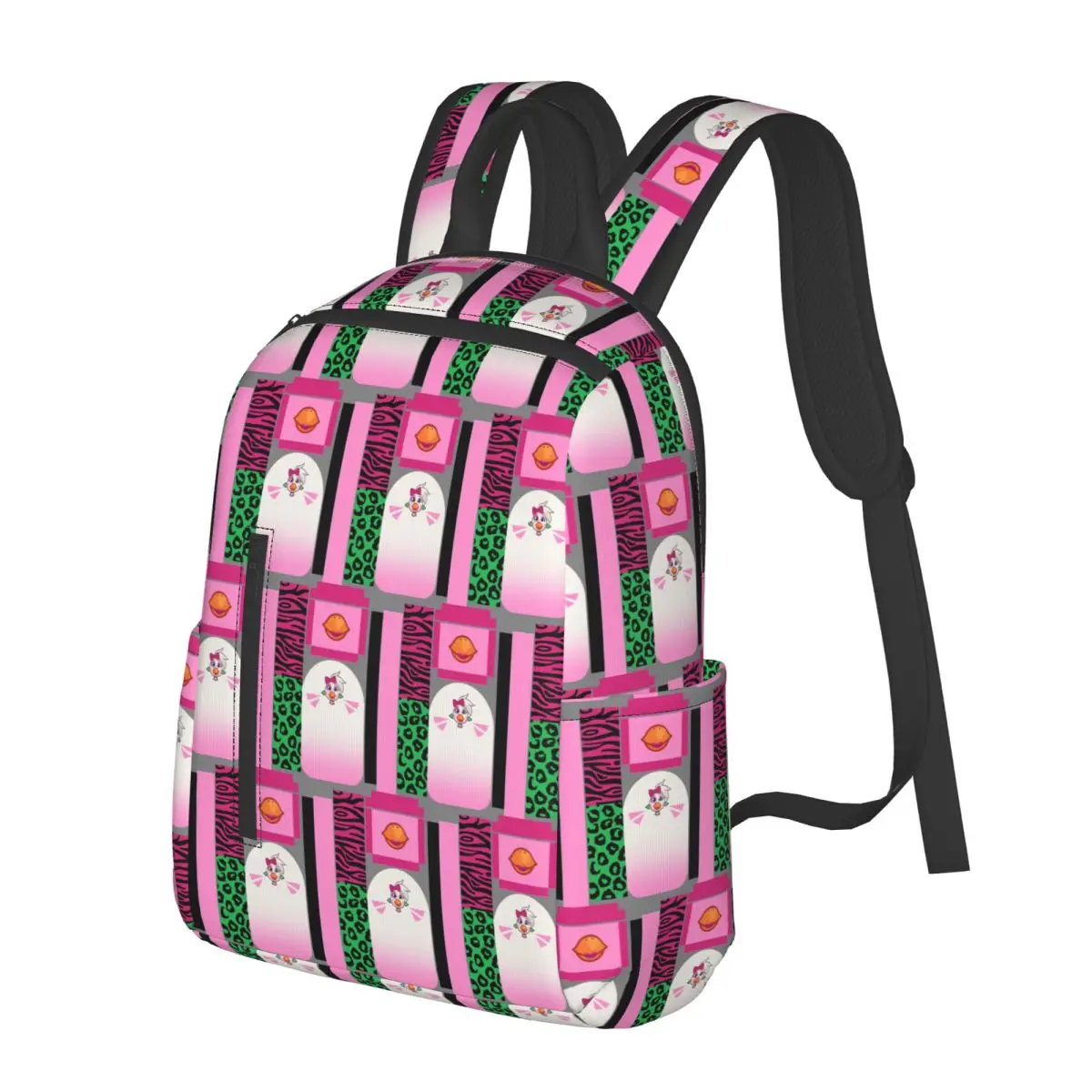 

Glamrock Chica Fazbear Entertainment Student Backpack School Bag Hiking Travel Daypack for Boys Girls Bookbag Shoulder Bags