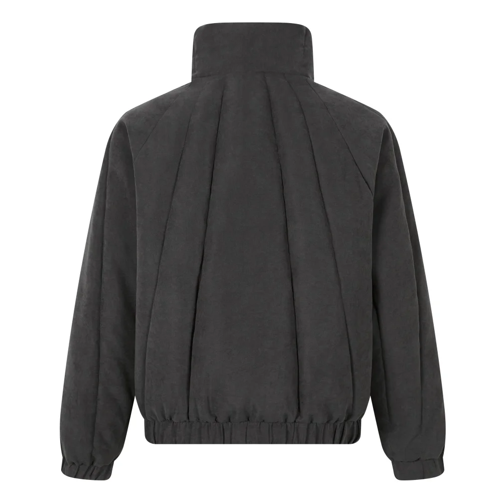 Jaqueta de inverno feminina de alta qualidade estofamento zíper casal gola leve acolchoado jaquetas casacos de inverno femininos