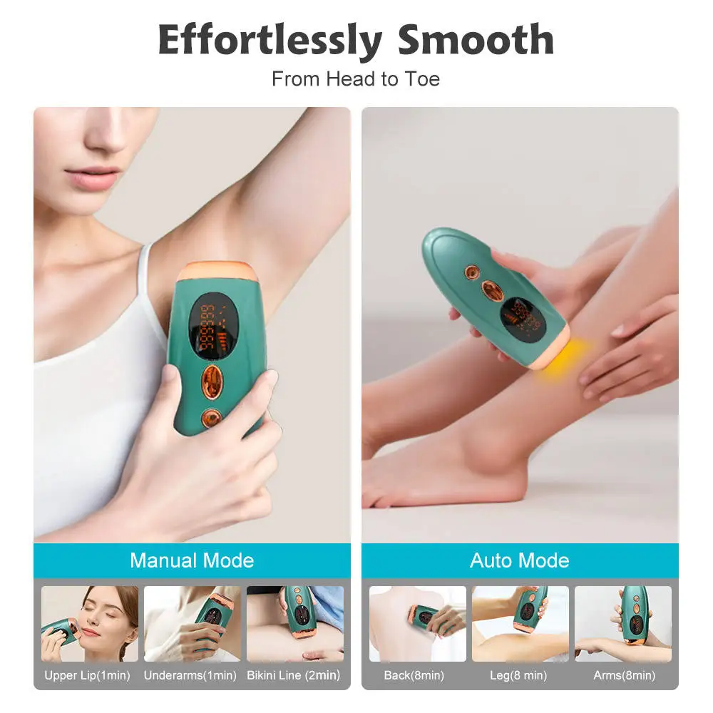 

Electronic Permanent IPL Laser Hair Removal Home Use Portable Electric Epilator Hair Remover Device For Face and Body