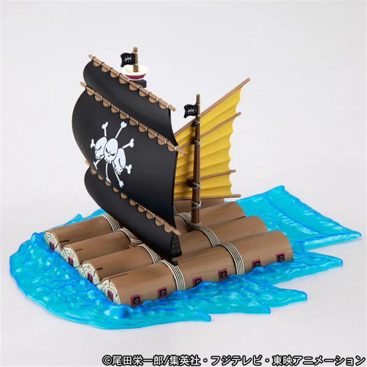 Bandai Assembled Model Great Ship 11 One Piece Series of Peripheral Toy Thief Ship SherlTich Blackbeard Ship Tabletop Decoration