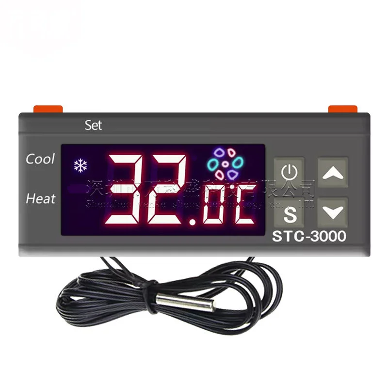 

10Pcs Stc-3000 LED Digital Temperature Controller Thermostat Thermoregulator Incubator 12V 24V 110V 220V -