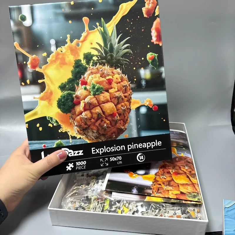 1000 Pieces Pineapple Explosion Jigsaw Puzzle for Adults, 70x50cm (27.5