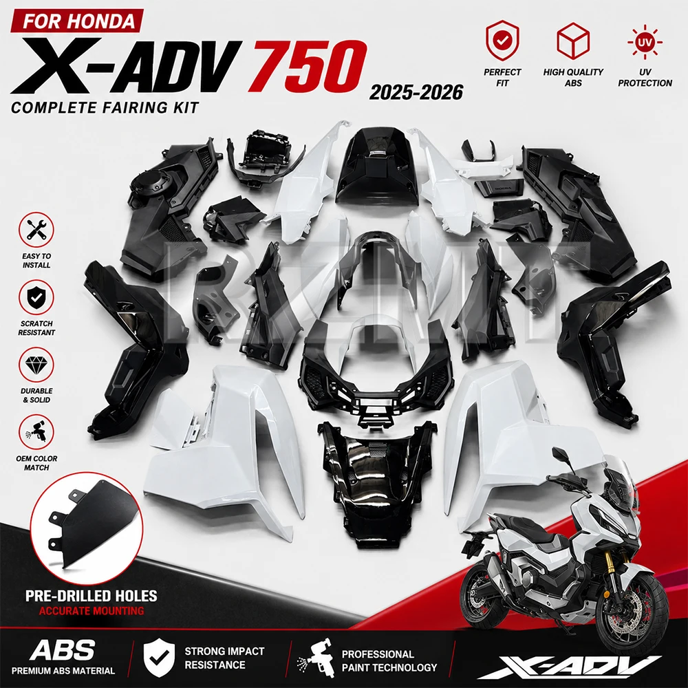 Per HONDA XADV750 X ADV 750 XADV 750 2025-2026 Kit Carene Moto Set Carrozzeria Accessori in Plastica ABS a Iniezione