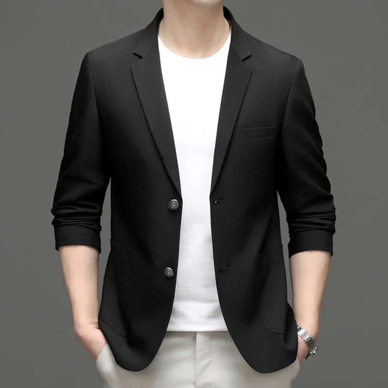 D1020 suit jacket men 2024 autumn new style trend single piece middle-aged and young people leisure temperament slim sun protect