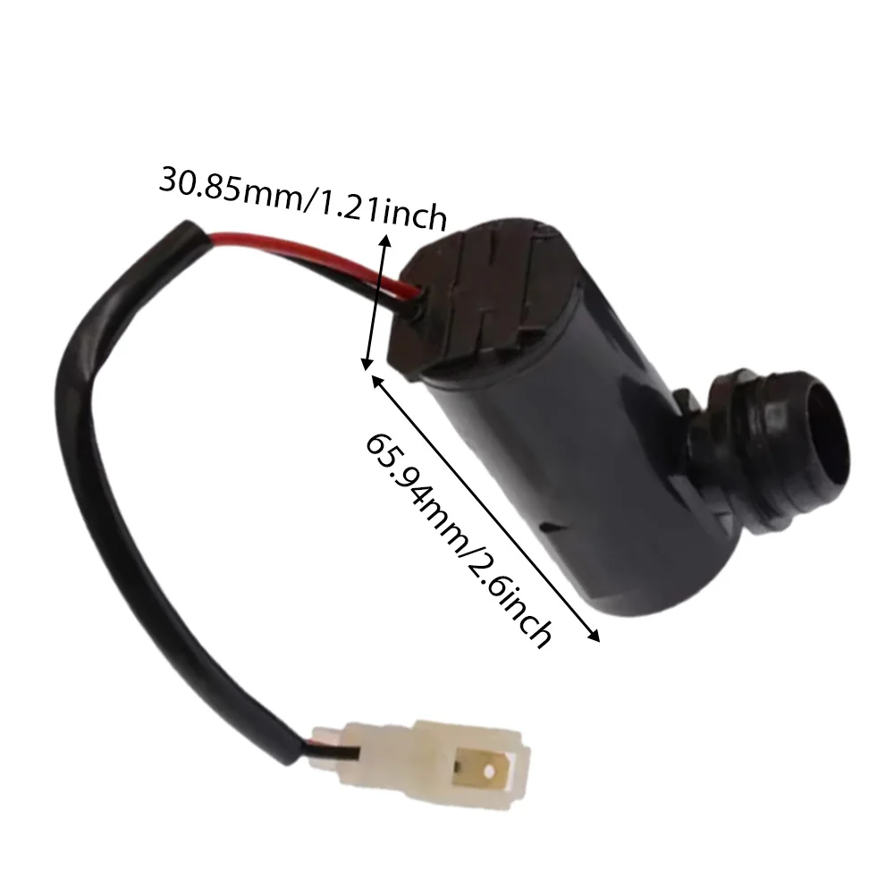 محرك خزان تنظيف الزجاج الأمامي للسيارات العالمي 24 فولت تيار مستمر 2 دبابيس مضخة غسيل الزجاج الأمامي مع سلك #6