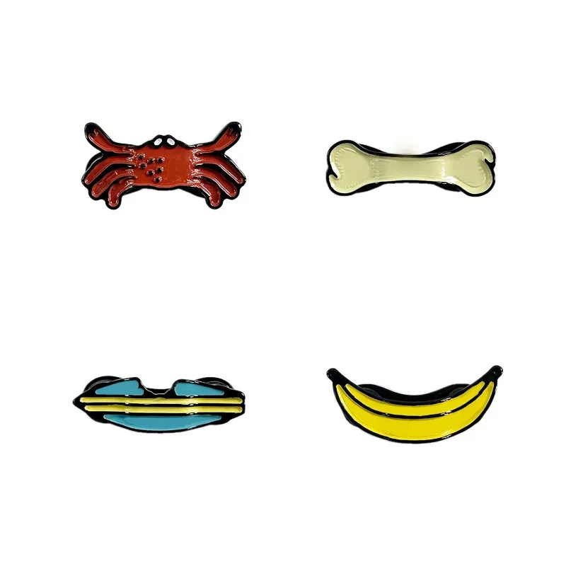 Magnetic Brooch Acetate Board Enamel Pin Multi-function Magnet Badge Fridge Decor Sticker Eyeglass Holder Practical Ornament