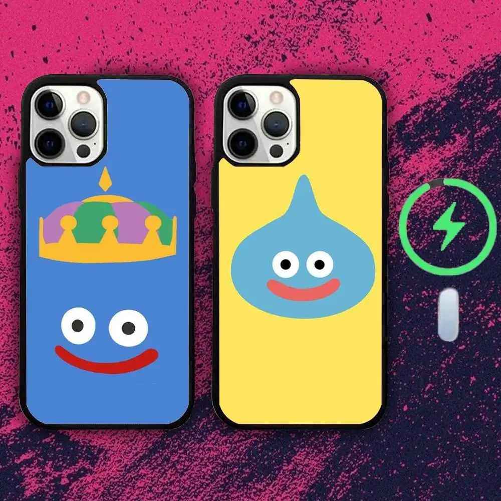 

D-Dragon Q-Quest S-Slimes Phone Case For iPhone 16e,16,15,14,13,12,11,Plus,Pro,Max,Mini Magsafe Magnetic Wireless Charging