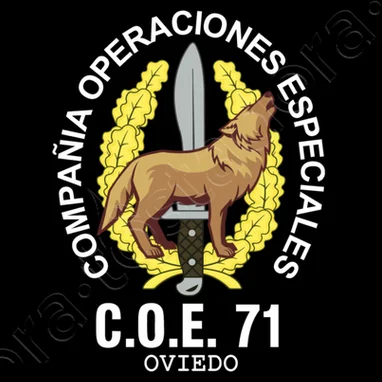 Spanish Legion COE 71 Oviedo Mod 2 Special Operations Emblem T-Shirt. Summer Cotton O-neck Men\'s Short Sleeve T-Shirt New S-3XL