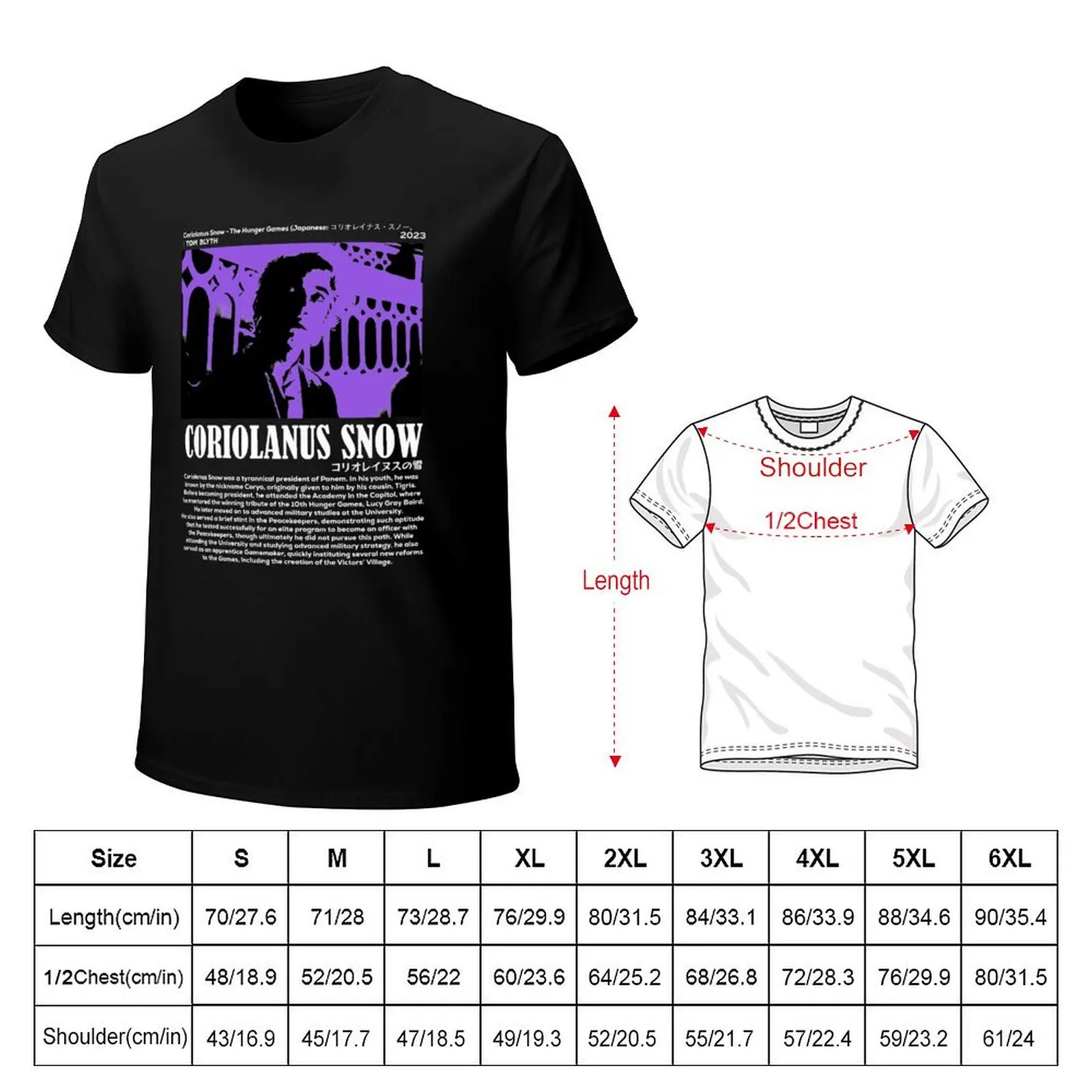 Coriolanus Snow - TOM BLYTH T-Shirt Street Style Casual Tee Shirt