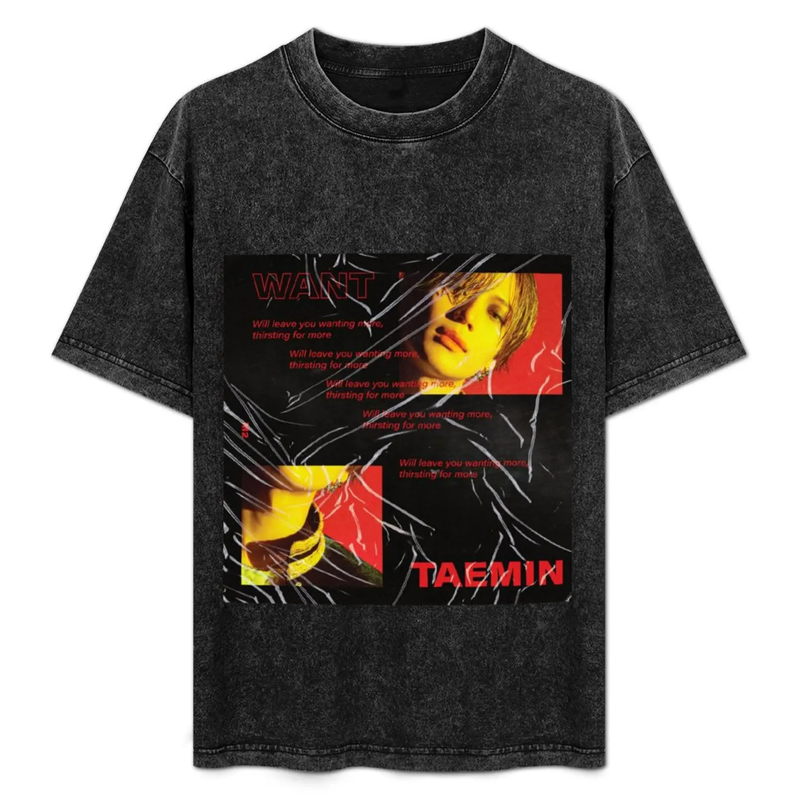 

SHINEE TAEMIN WANT T-Shirt t shirt personalised t shirt man luxury t shirt custom print shirts for man graphic vintage T-Shirt