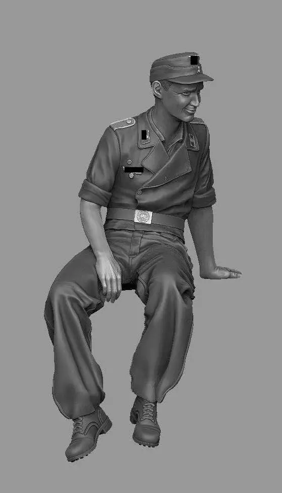 1/35  Resin Model Figure GK， Unassembled and unpainted kit image 3