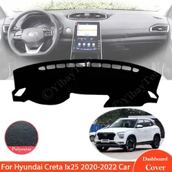 For Hyundai Creta Ix25 2020 ~ 2022 Car Accessories Dashboard Cover Protective Pad Rug Anti-Slip Mat Dash Board Sunshade Carpet