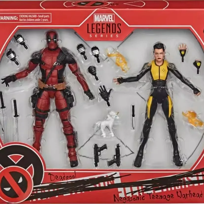 Marvel Legends Deadpool 2 Boxed Fox X-Men Deadpool Negasonic Teenage Warhead Domino Cable Action Figure Toys Collection Gift