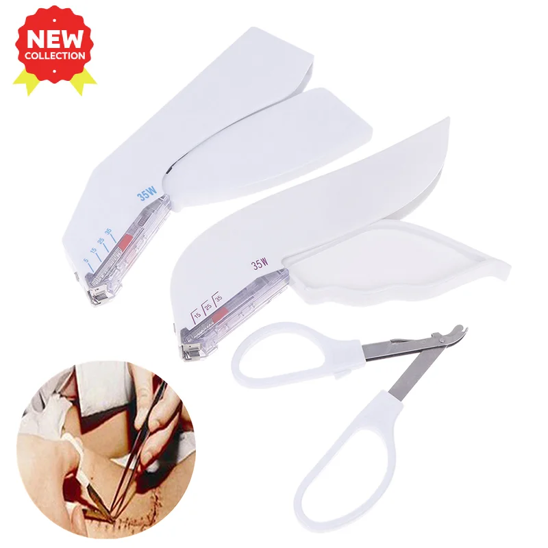 مهنة الجراحة الطبية الخاصة الفولاذ المقاوم للصدأ آلة خياطة الجلد المتاح 35 واط جراحة الجلد دباسة خياطة دباسة #3