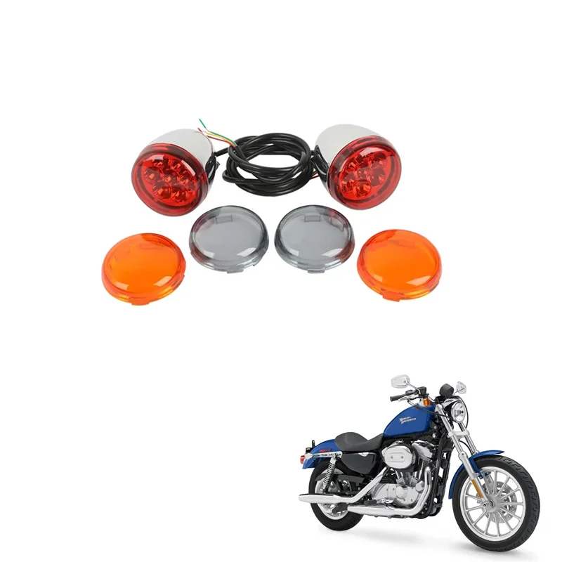 For Harley XLH883 Hugger Dyna Fat Bob FXDF Dyna Wide Super Glide FXDWG  Motorcycle Acsessories Turn Signal Light